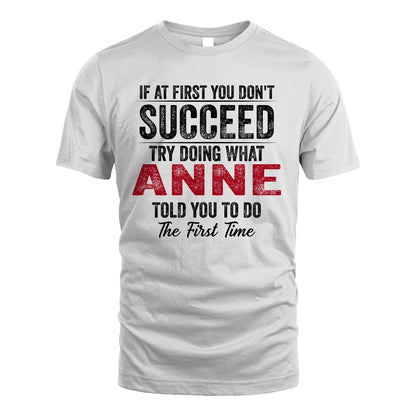 ANNE 13K1-357 If At First You Don't Succeed...