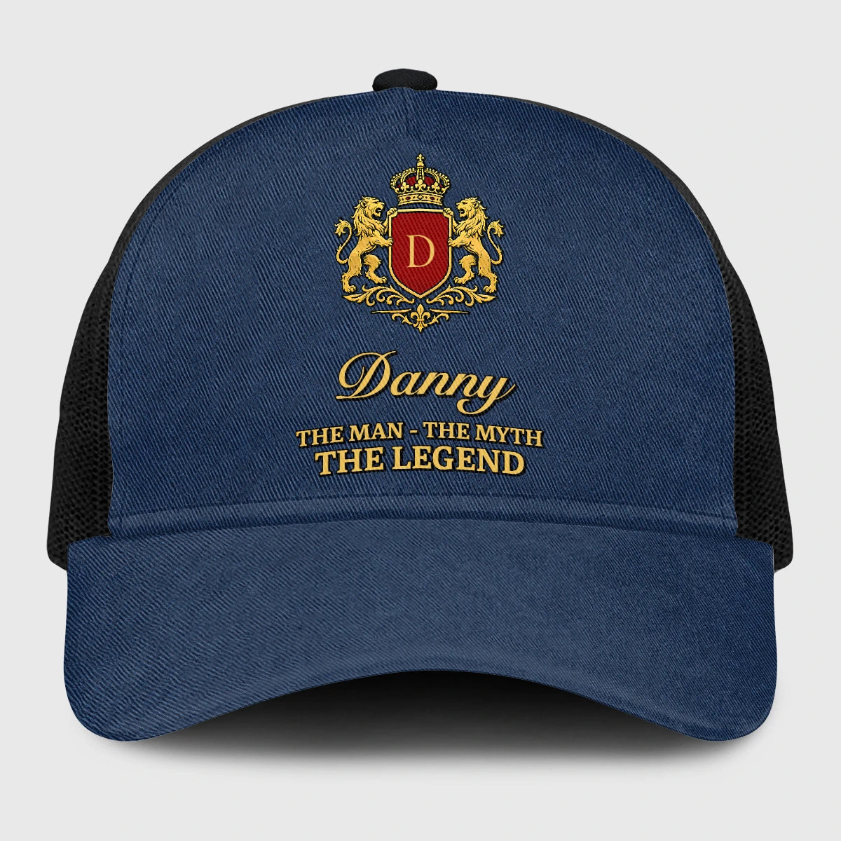 The Man The Myth The Legend Royal Blue Mesh Cap DANNY 13K1 C187PF
