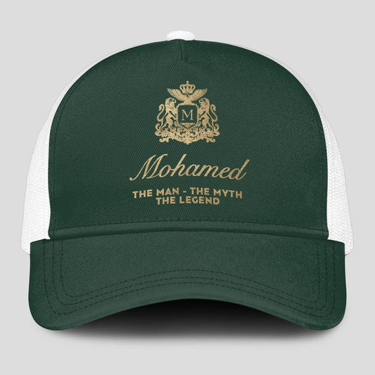 The Man The Myth The Legend Sage Green Mesh Cap MOHAMED 13K1 C192PF