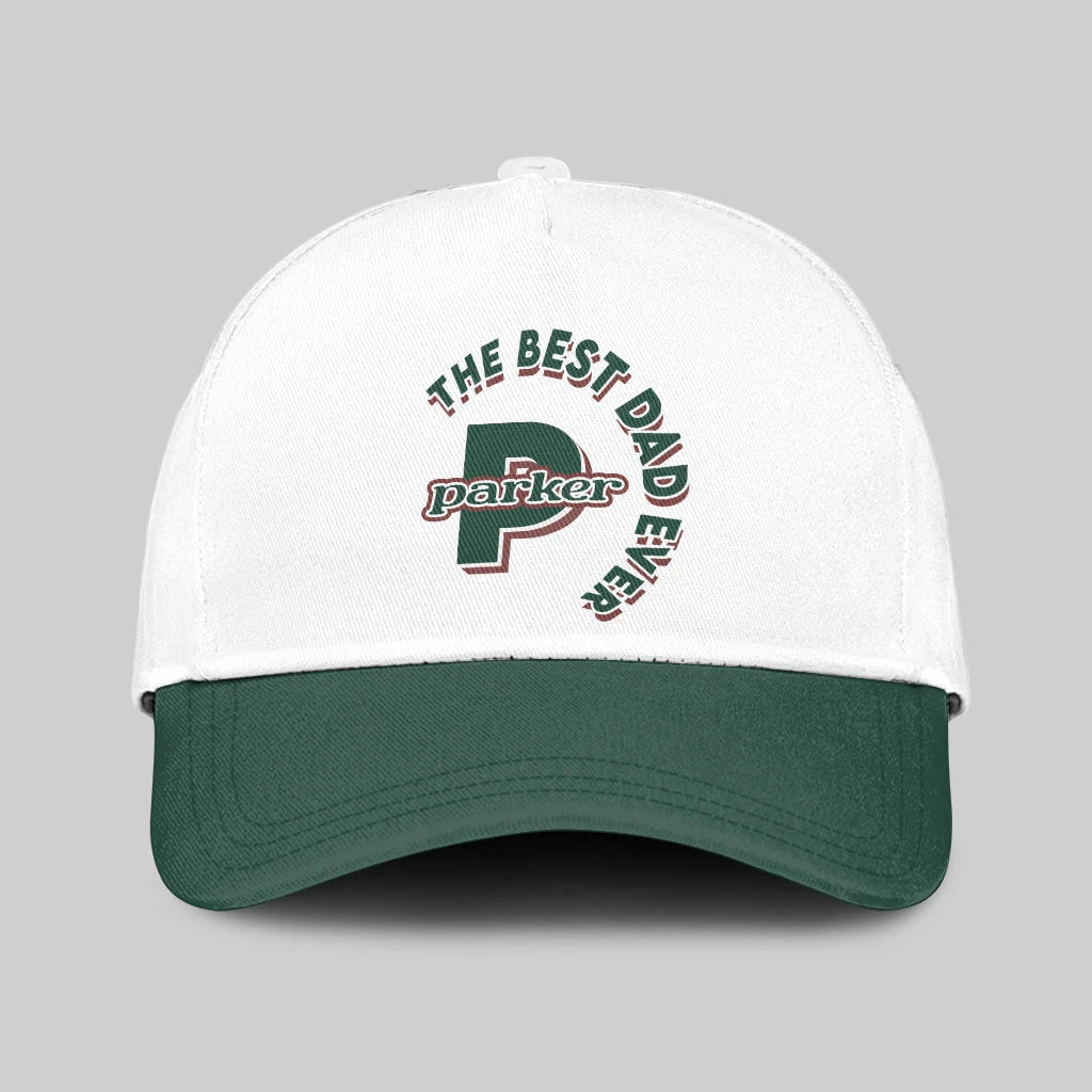 The Best Dad Ever Custom Name Cap PARKER 13K1 C35PF