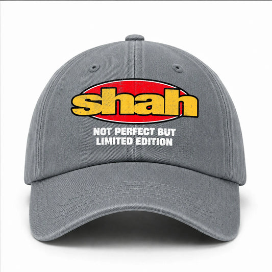 Your Name Not Perfect But Limited Edition Red Logo Washed Cap SHAH 13K1 C84PF