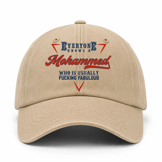 Everyone Knows A Your Name Who Is Usually Fucking Fabulous Washed Cap MOHAMMED 13K1 C53PF