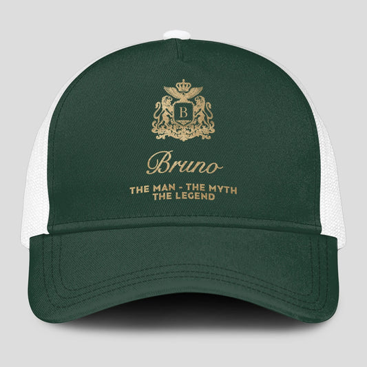 The Man The Myth The Legend Sage Green Mesh Cap BRUNO 13K1 C192PF
