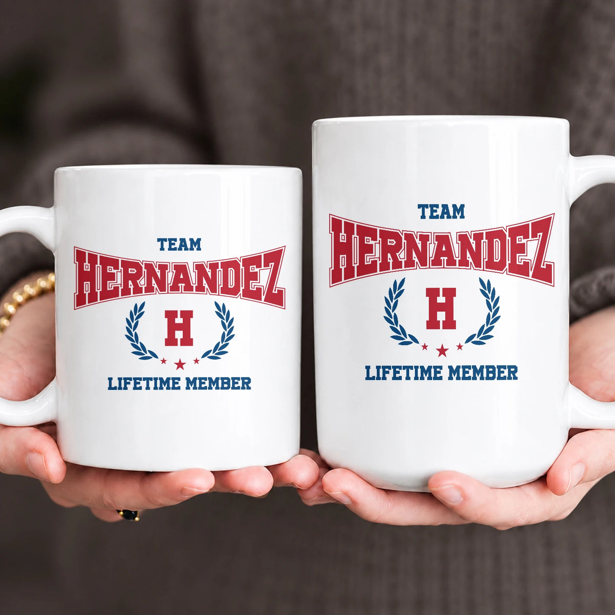 Team Your Name Lifetime Member Sporty Mug HERNANDEZ 13K1 MG09