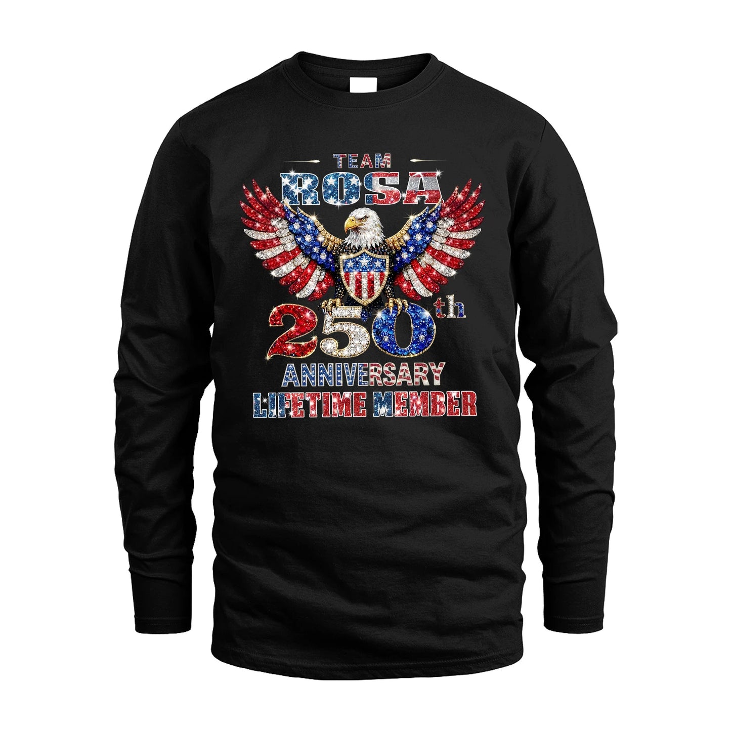 ROSA 13K1-523 Personalized "Team...Lifetime Member" America 250 Design
