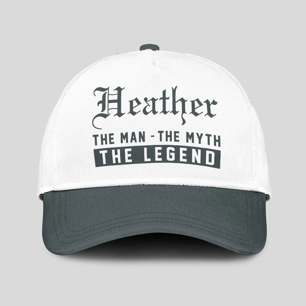 The Man The Myth The Legend Luxury Cap HEATHER 13K1 C39PF