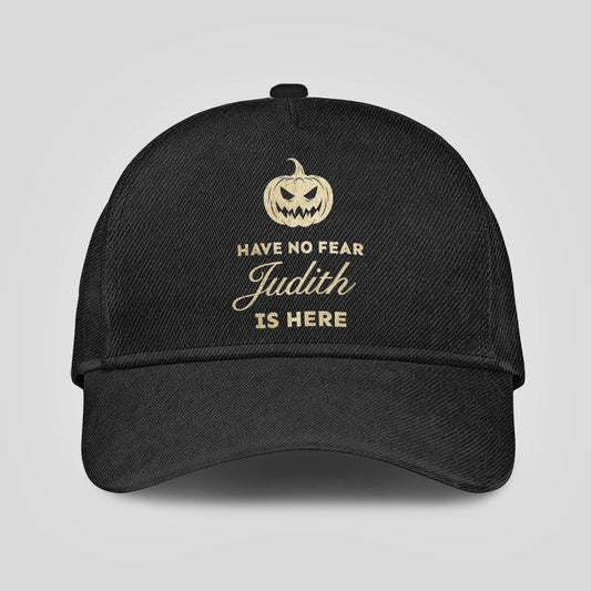 Have No Fear Your Name Is Here Jack O' Lantern Black Cap JUDITH 13K1 C164PF