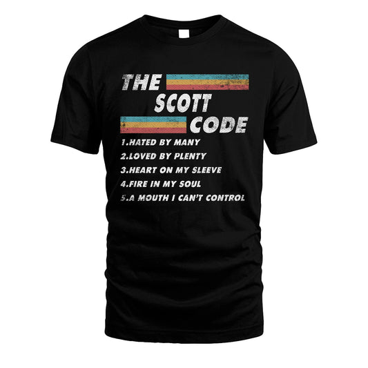 SCOTT 13K1-561 The Name Code Vintage Graphic