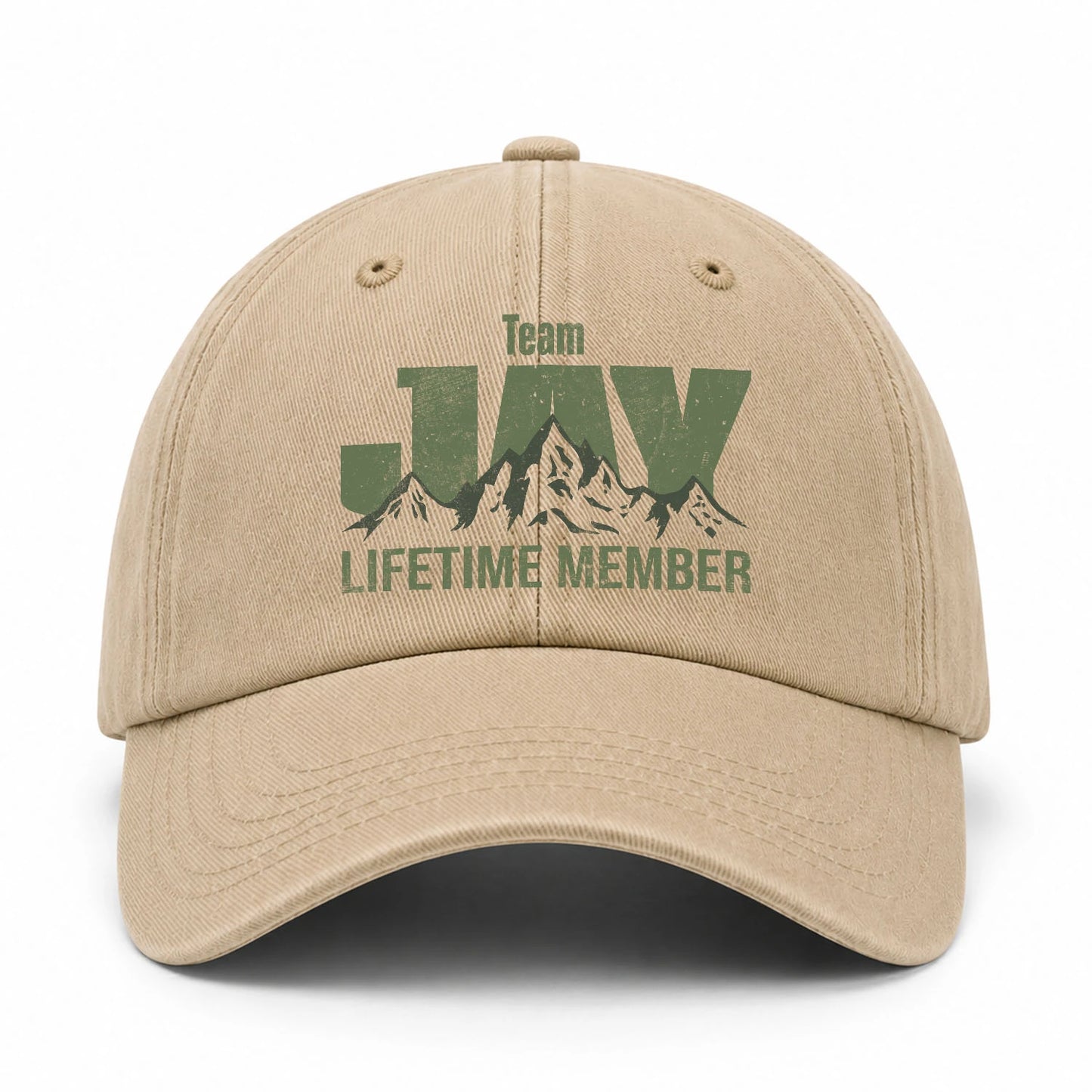 Team Your Name Lifetime Member Mountain Cap JAY 13K1 C58PF
