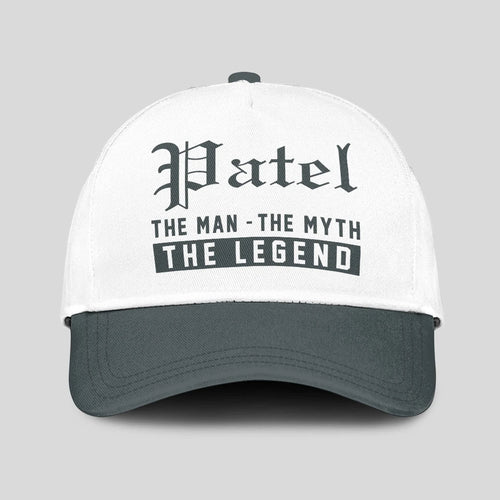 The Man The Myth The Legend Luxury Cap PATEL 13K1 C39PF