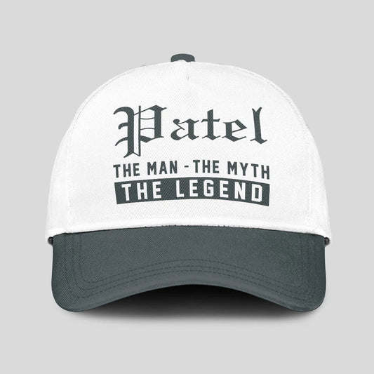 The Man The Myth The Legend Luxury Cap PATEL 13K1 C39PF