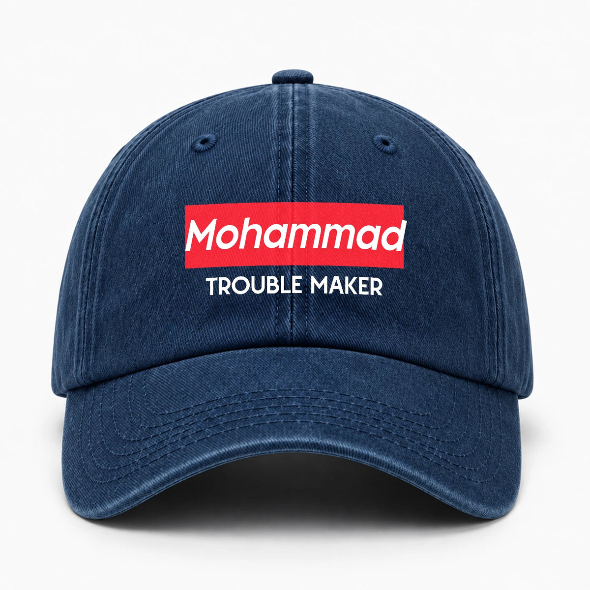 Trouble Maker Red Logo Washed Cap MOHAMMAD 13K1 C140PF