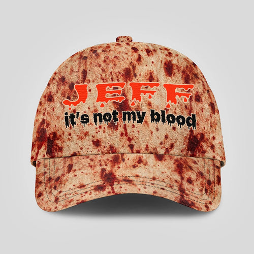 It's Not My Blood Halloween Cap JEFF 13K1 C70PF