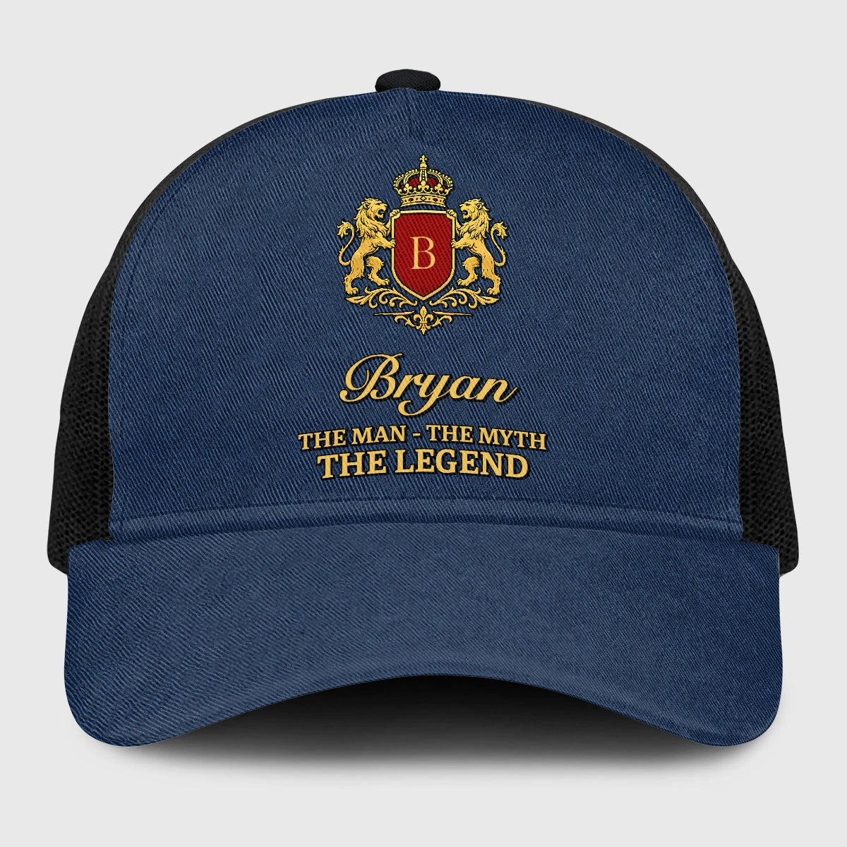 The Man The Myth The Legend Royal Blue Mesh Cap BRYAN 13K1 C187PF