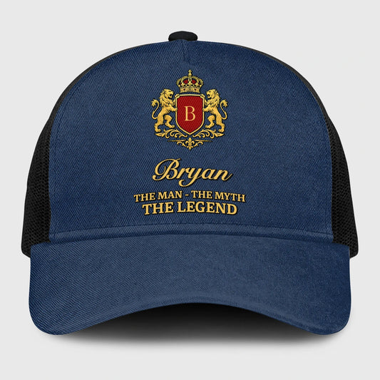 The Man The Myth The Legend Royal Blue Mesh Cap BRYAN 13K1 C187PF