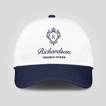 Trouble Maker Funny Blue And White Cap RICHARDSON 13K1 C152PF