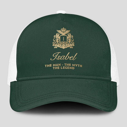 The Man The Myth The Legend Sage Green Mesh Cap ISABEL 13K1 C192PF