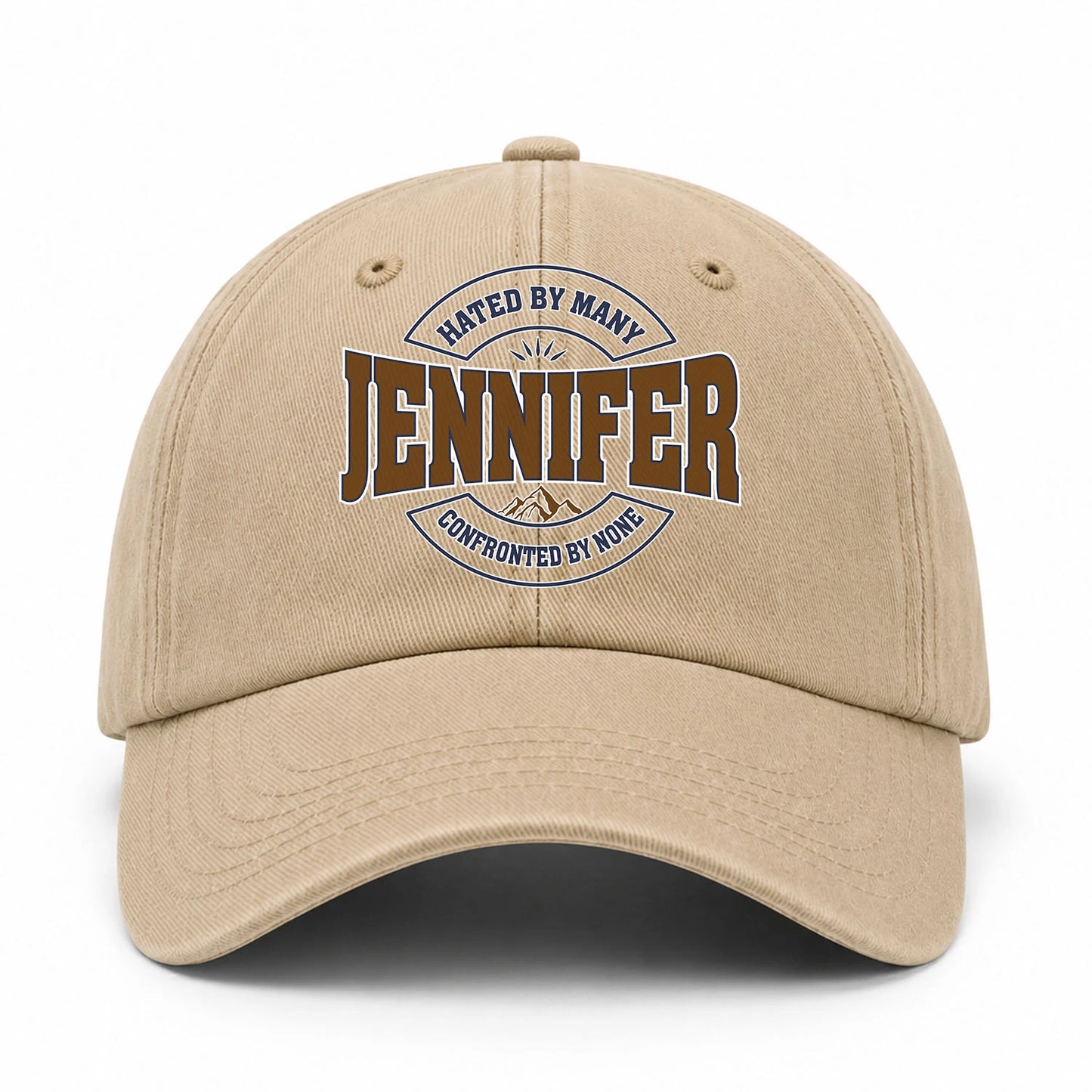 Hated By Many Confronted By None Washed Cap JENNIFER 13K1 C36PF