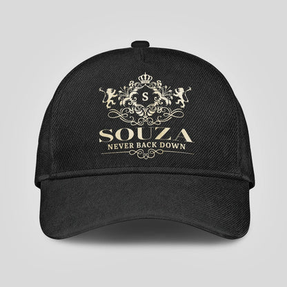 Never Back Down Royal Style Black Cap SOUZA 13K1 C179PF