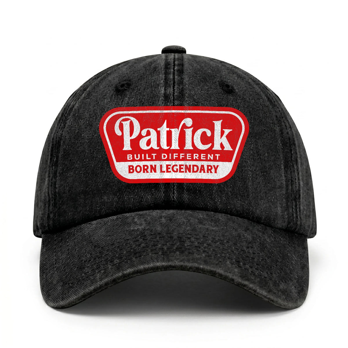 Built Different Born Legendary Red Logo Washed Cap PATRICK 13K1 C63PF