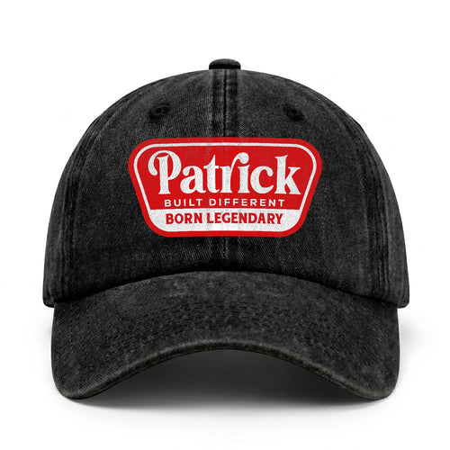 Built Different Born Legendary Red Logo Washed Cap PATRICK 13K1 C63PF