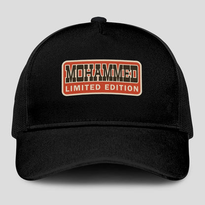 Limited Edition Red Logo Black Mesh Cap MOHAMMED 13K1 C215PF