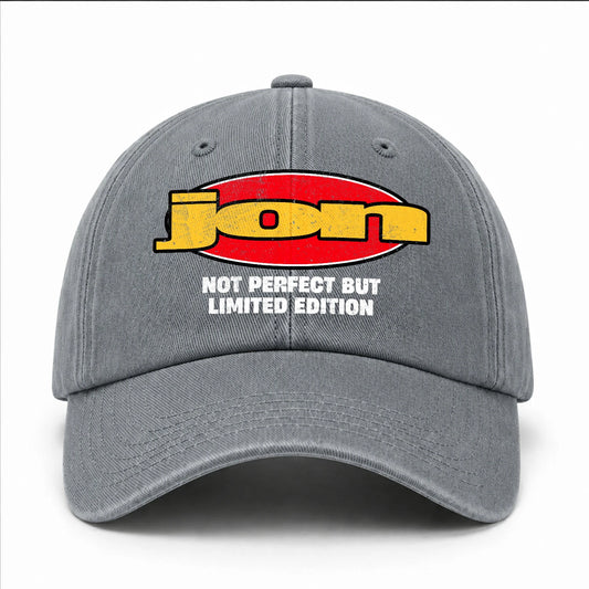 Your Name Not Perfect But Limited Edition Red Logo Washed Cap JON 13K1 C84PF
