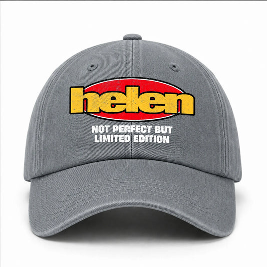 Your Name Not Perfect But Limited Edition Red Logo Washed Cap HELEN 13K1 C84PF