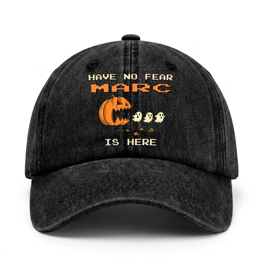 Have No Fear Your Name Is Here Halloween Washed Cap MARC 13K1 C108PF