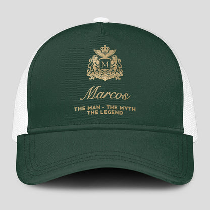 The Man The Myth The Legend Sage Green Mesh Cap MARCOS 13K1 C192PF