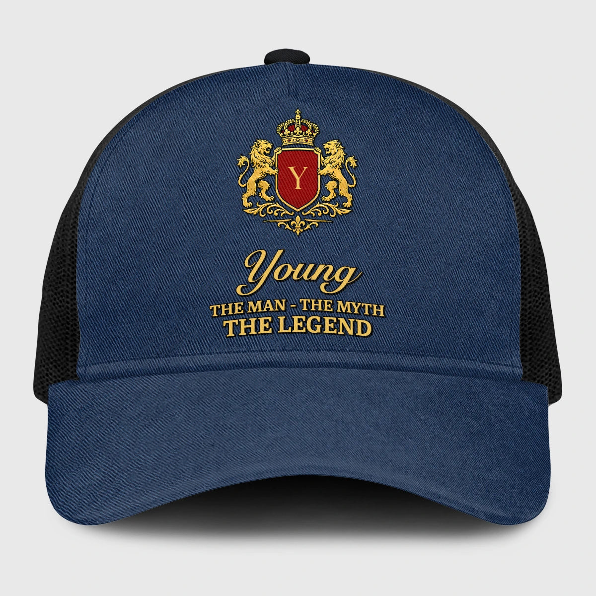 The Man The Myth The Legend Royal Blue Mesh Cap YOUNG 13K1 C187PF