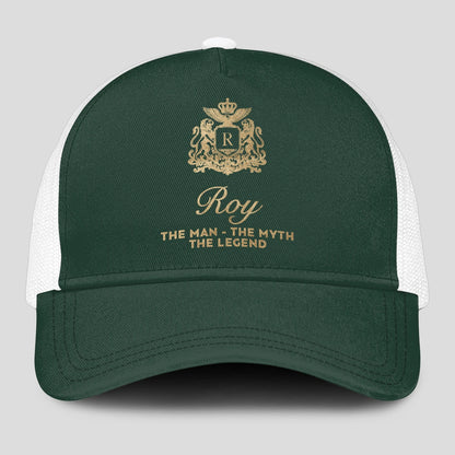 The Man The Myth The Legend Sage Green Mesh Cap ROY 13K1 C192PF