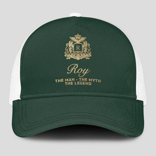 The Man The Myth The Legend Sage Green Mesh Cap ROY 13K1 C192PF