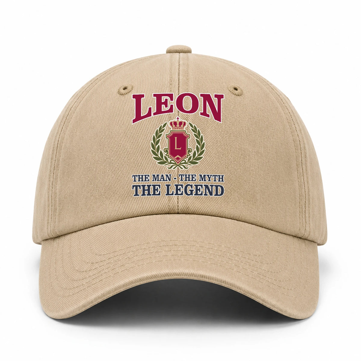 The Man The Myth The Legend Royal Khaki Cap LEON 13K1 C116PF