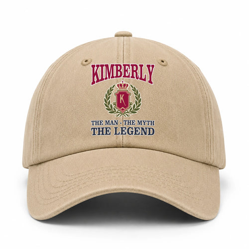 The Man The Myth The Legend Royal Khaki Cap KIMBERLY 13K1 C116PF