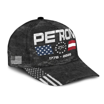 PETER 13K1-C13PF 250th Anniversary Patriotic Baseball Cap 1776–2026