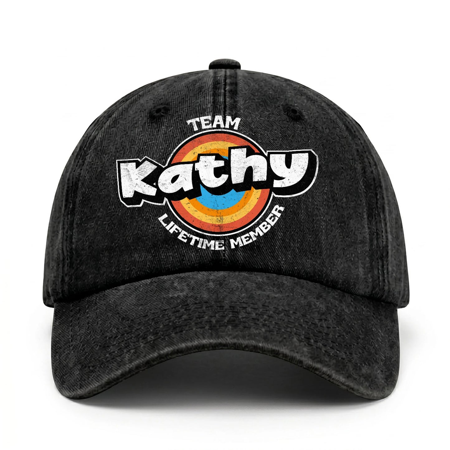 Team Your Name Lifetime Member Logo Cap KATHY 13K1 C66PF