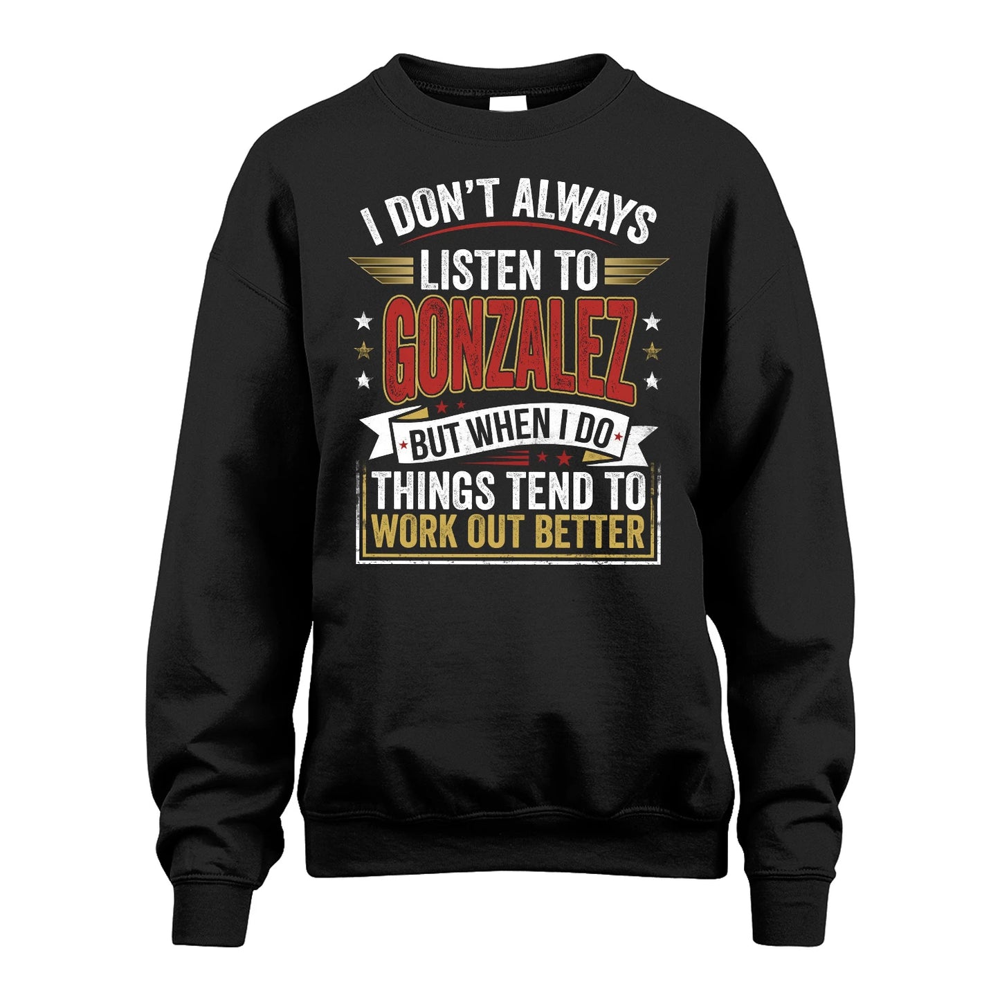 GONZALEZ 13K1-542 I Don't Always Listen To ...