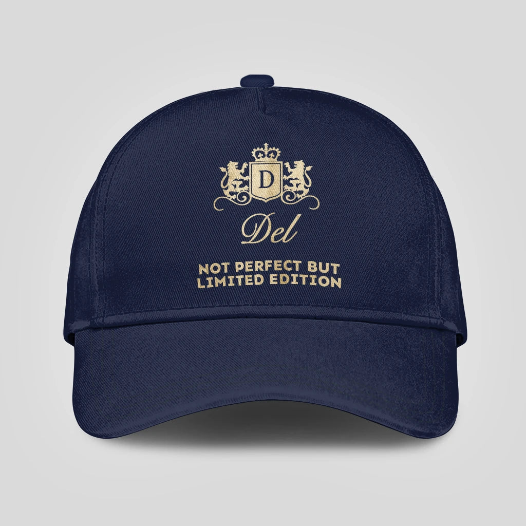 Not Perfect But Limited Edition Crest Logo Navy Cap DEL 13K1 C160PF