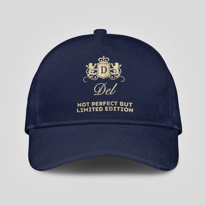Not Perfect But Limited Edition Crest Logo Navy Cap DEL 13K1 C160PF