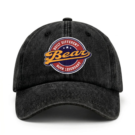 Built Different Born Legendary Logo Washed Cap BEAR 13K1 C65PF
