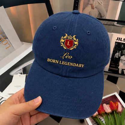 Born Legendary Royal Blue Washed Cap LEO 13K1 C183PF