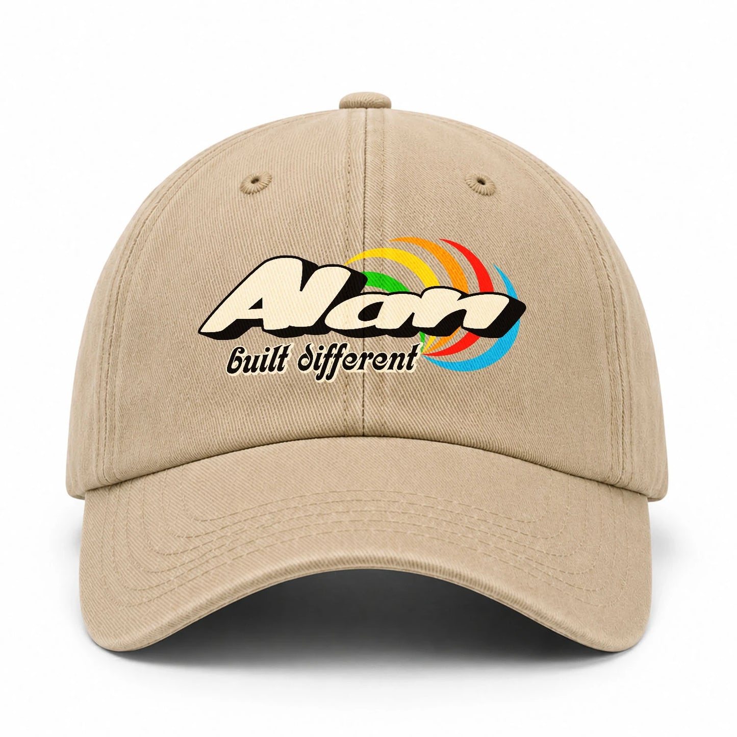 Your Name Built Different Retro Washed Cap ALAN 13K1 C55PF