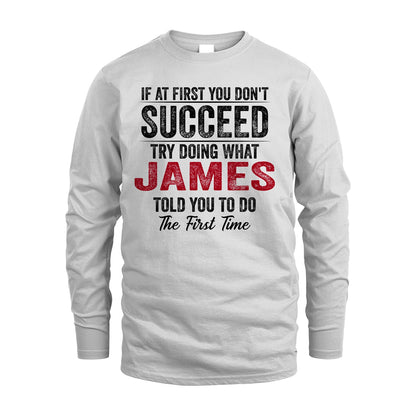 JAMES 13K1-357 If At First You Don't Succeed...