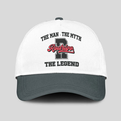 The Man The Myth The Legend Custom Initial Letter And Name Cap RODRIGO 13K1 C38PF