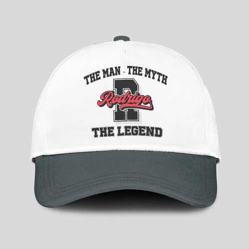 The Man The Myth The Legend Custom Initial Letter And Name Cap RODRIGO 13K1 C38PF