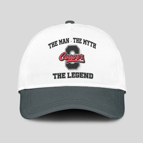 The Man The Myth The Legend Custom Initial Letter And Name Cap COOPER 13K1 C38PF