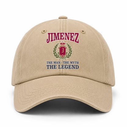 The Man The Myth The Legend Royal Khaki Cap JIMENEZ 13K1 C116PF