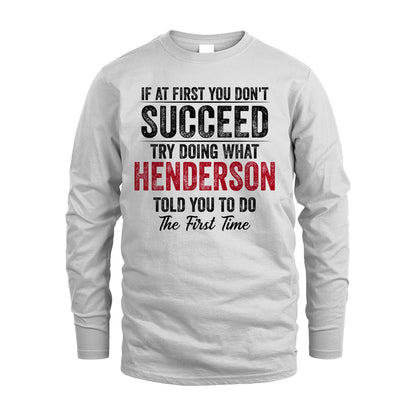 HENDERSON 13K1-357 If At First You Don't Succeed...