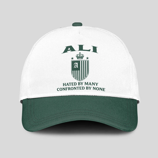 Hated By Many Confronted By None Luxury Logo Cap ALI 13K1 C41PF